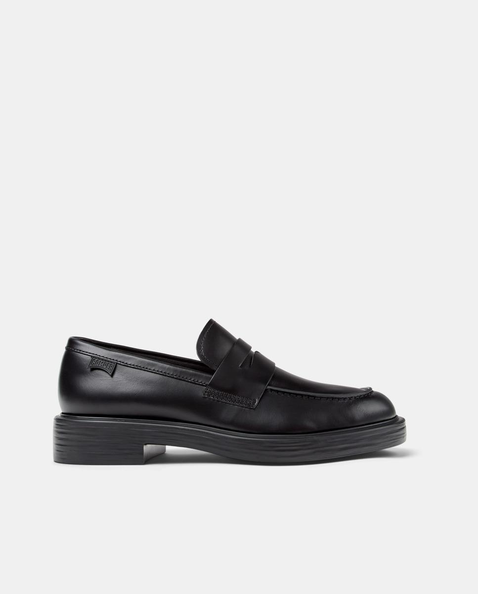 Mocassins Dean com Biqueira Redonda Preto-1