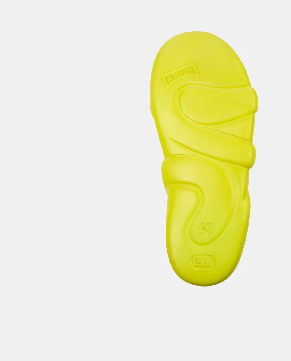 Sandálias Kobarah Flat Amarelo-flúor-4
