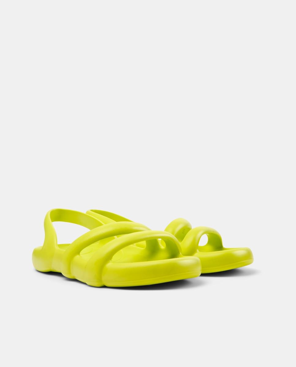 Sandálias Kobarah Flat Amarelo-flúor-5