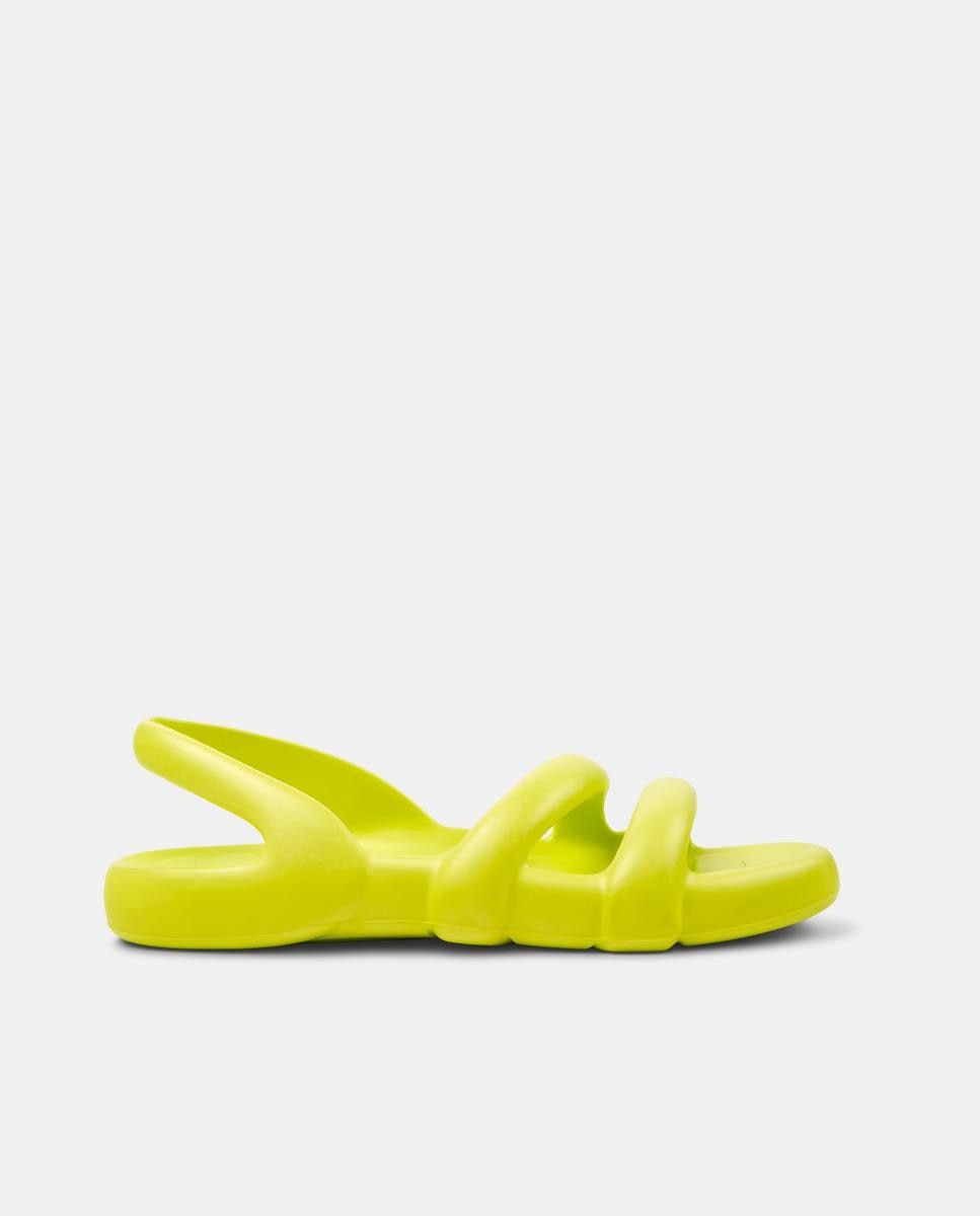 Sandálias Kobarah Flat Amarelo-flúor-1