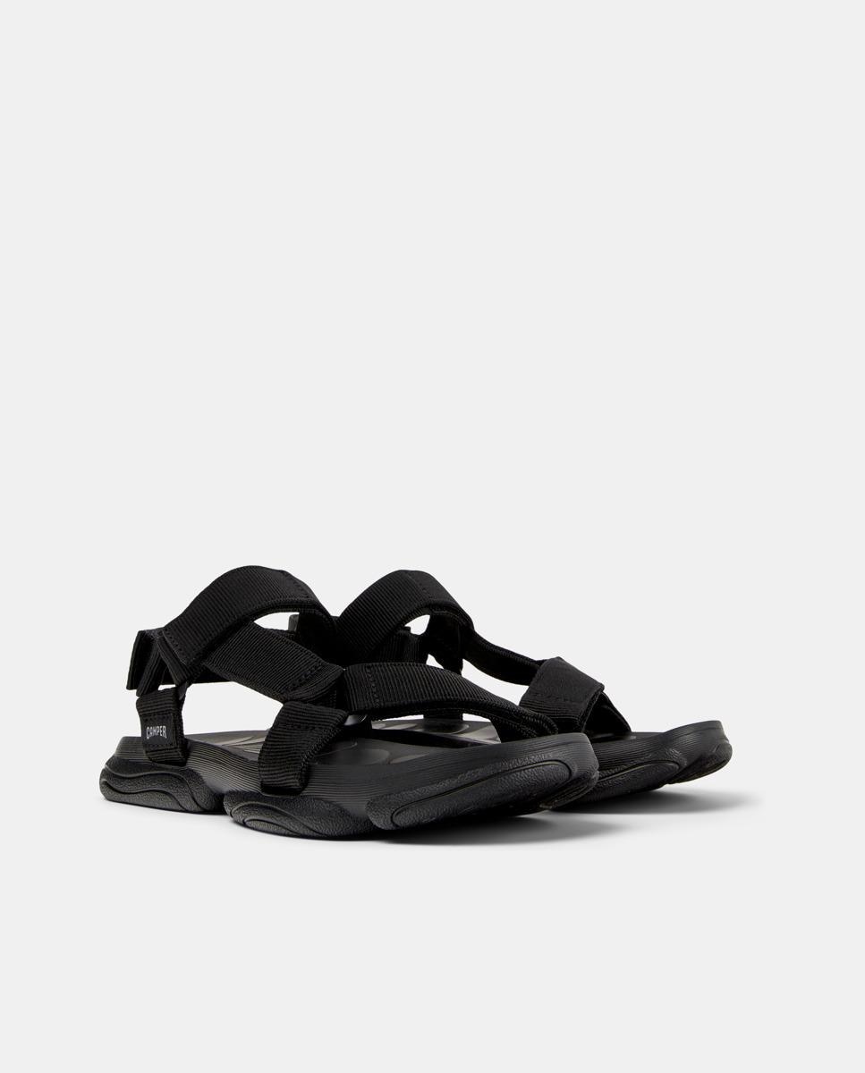 Sandálias Karst com Velcro Preto-2