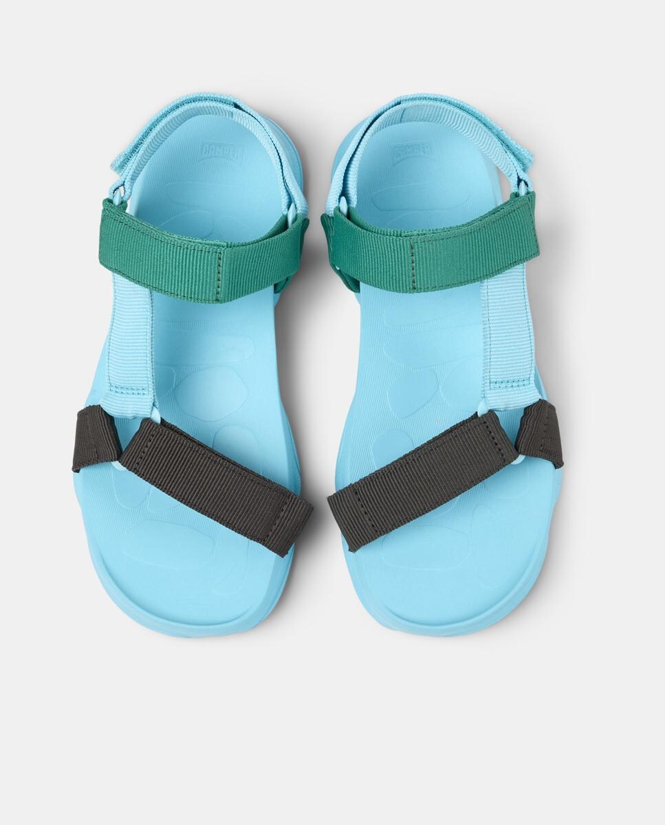 Sandálias Karst com Velcro Azul-3