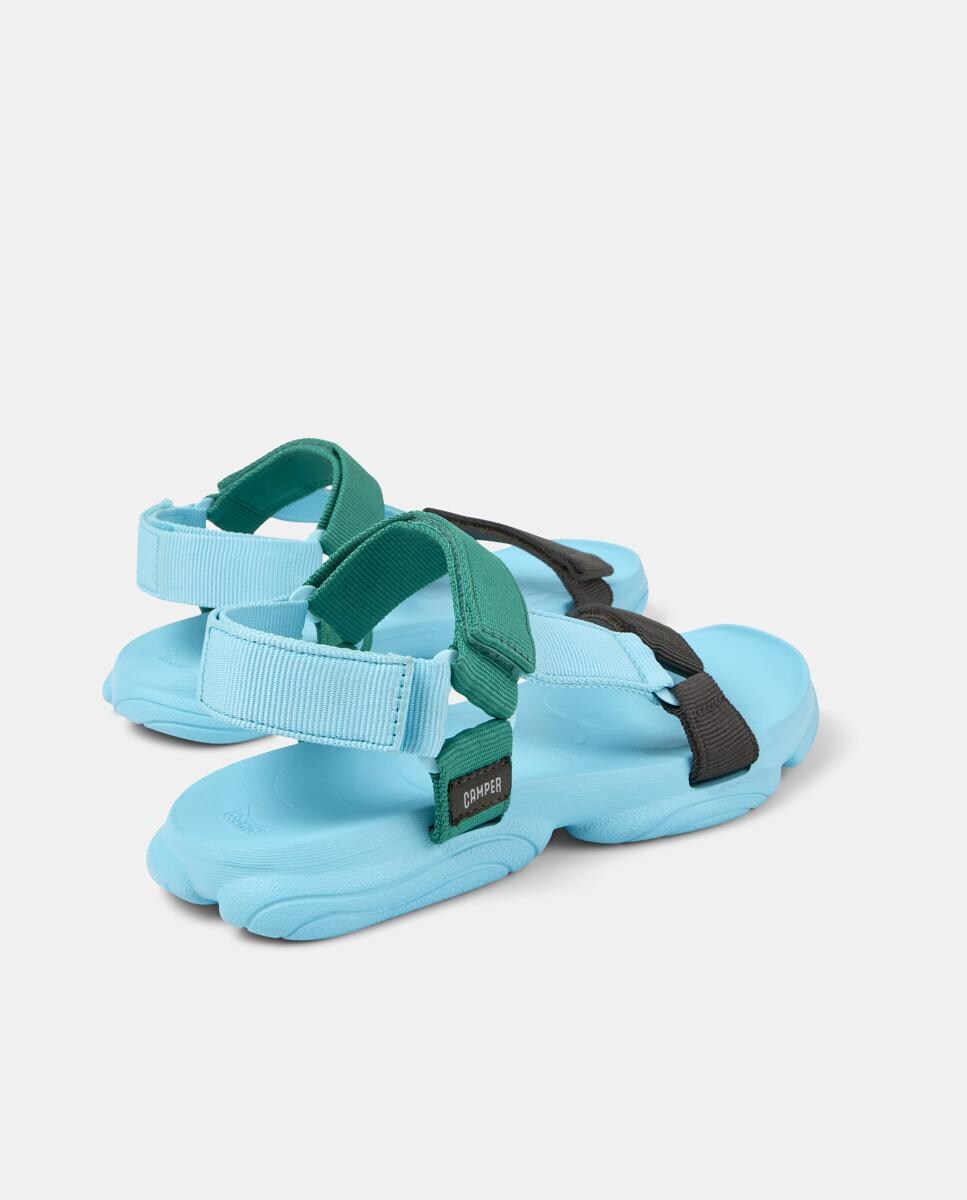 Sandálias Karst com Velcro Azul-4