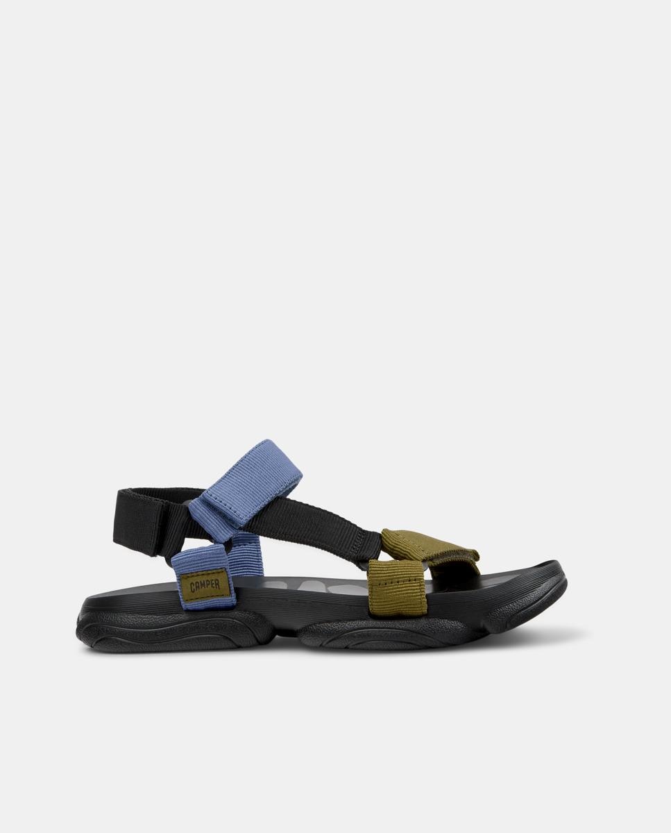 Sandálias Karst com Velcro Preto-1