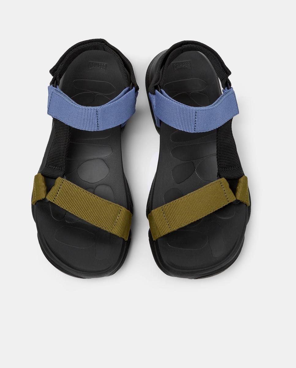 Sandálias Karst com Velcro Preto-2