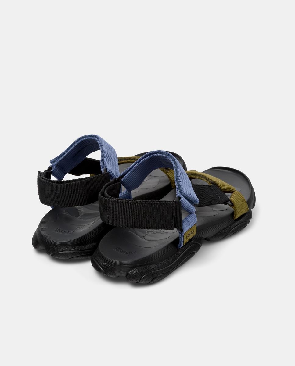 Sandálias Karst com Velcro Preto-3