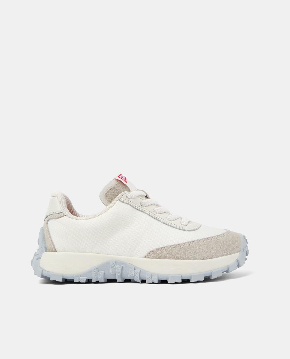 Sapatilhas Desportivas Lisas com Atacadores Branco-1