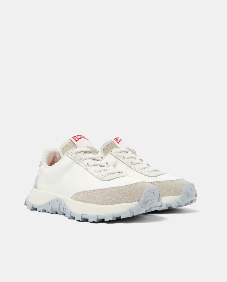 Sapatilhas Desportivas Lisas com Atacadores Branco-2