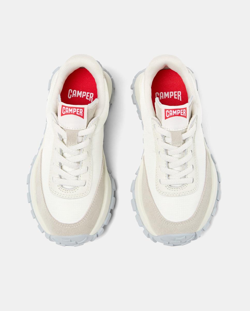 Sapatilhas Desportivas Lisas com Atacadores Branco-3