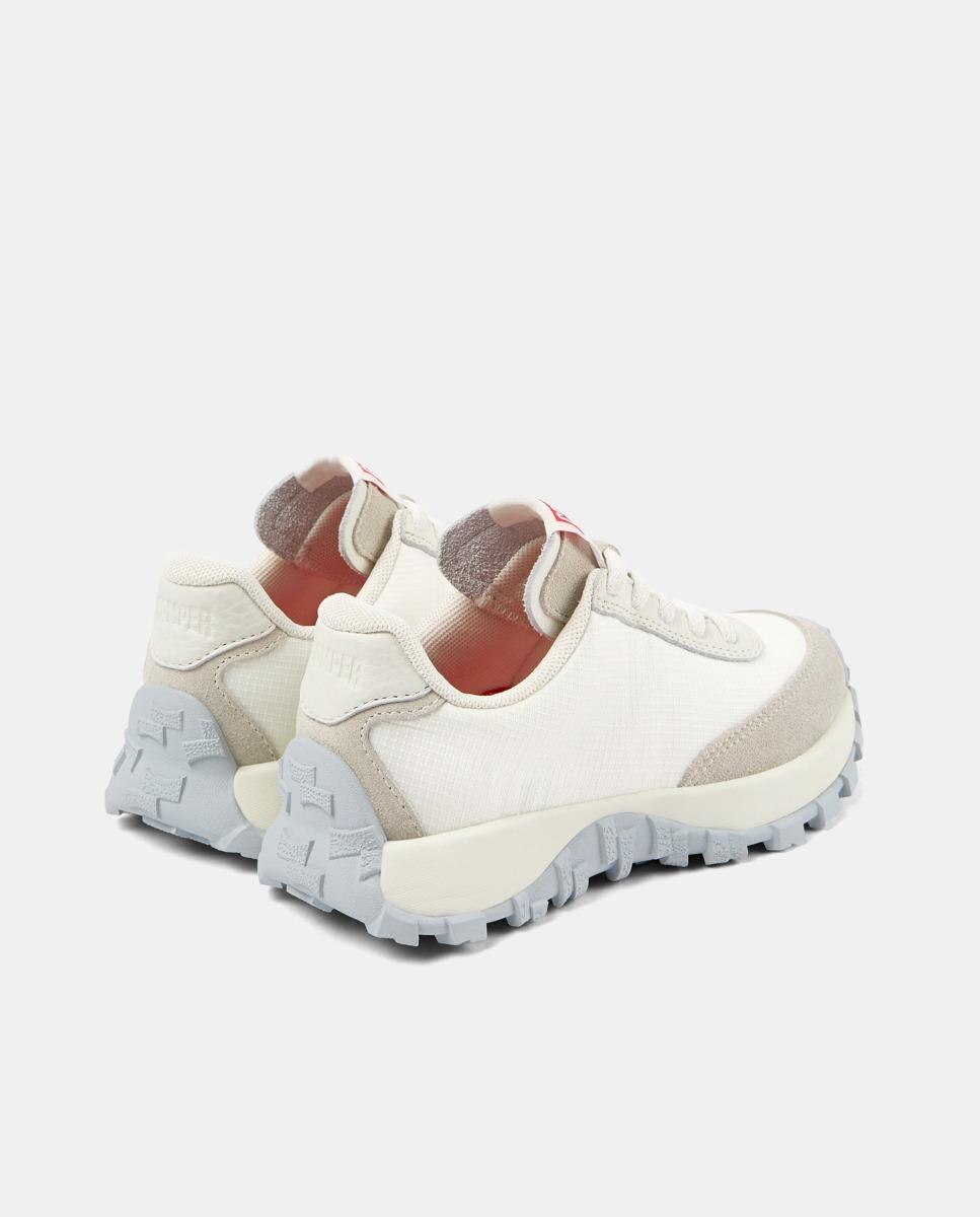 Sapatilhas Desportivas Lisas com Atacadores Branco-4