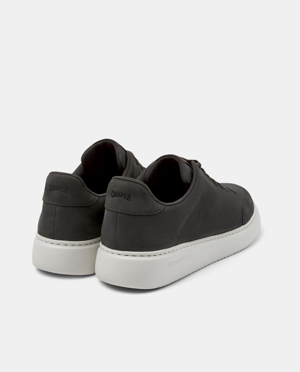 Sapatilhas Retro Runner K21 de Pele Preto-3
