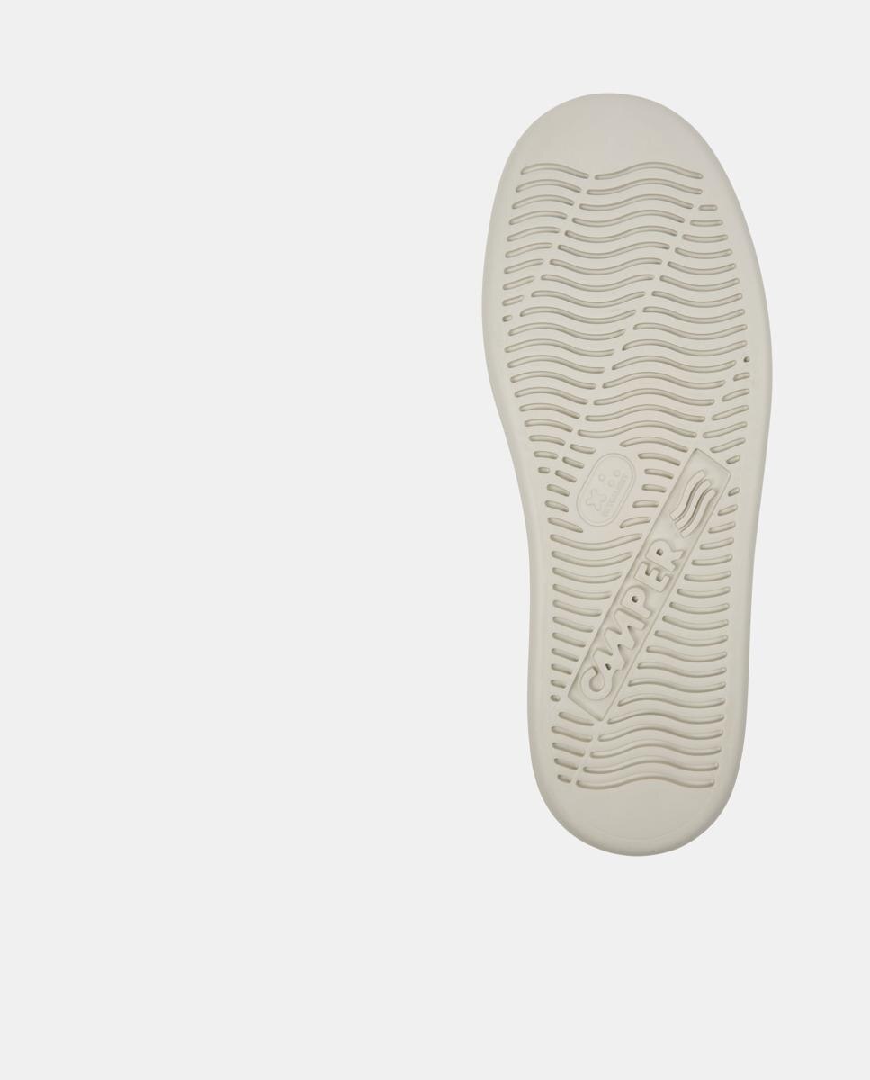 Sapatilhas de Pele Runner Four com Atacadores Verde-Castanho-4