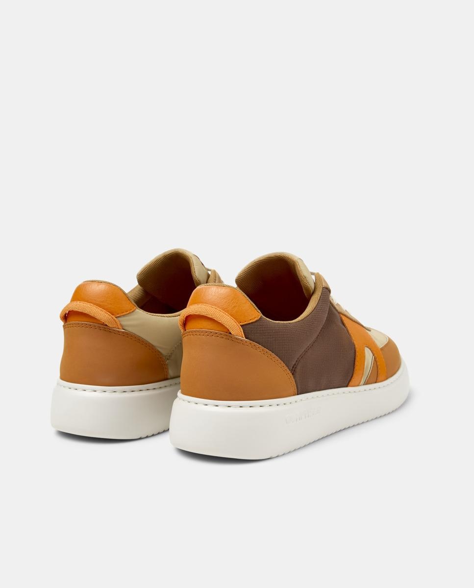 Sapatilhas Desportivas Runner K21 com Atacadores Bege / Castanho-3