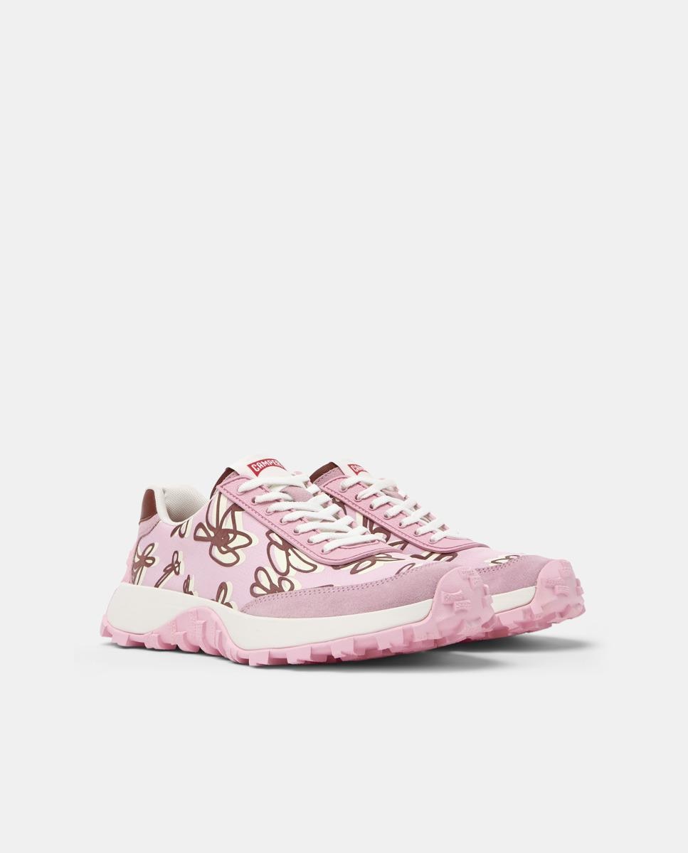 Sapatilhas Desportivas Drift Trail com Atacadores Rosa/Chocolate-5