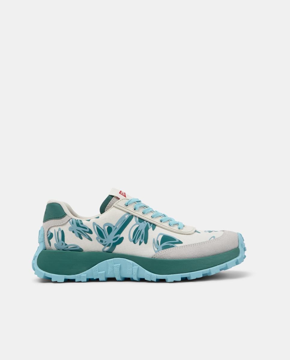 Sapatilhas Desportivas Drift Trail com Atacadores Branco / Turquesa-1