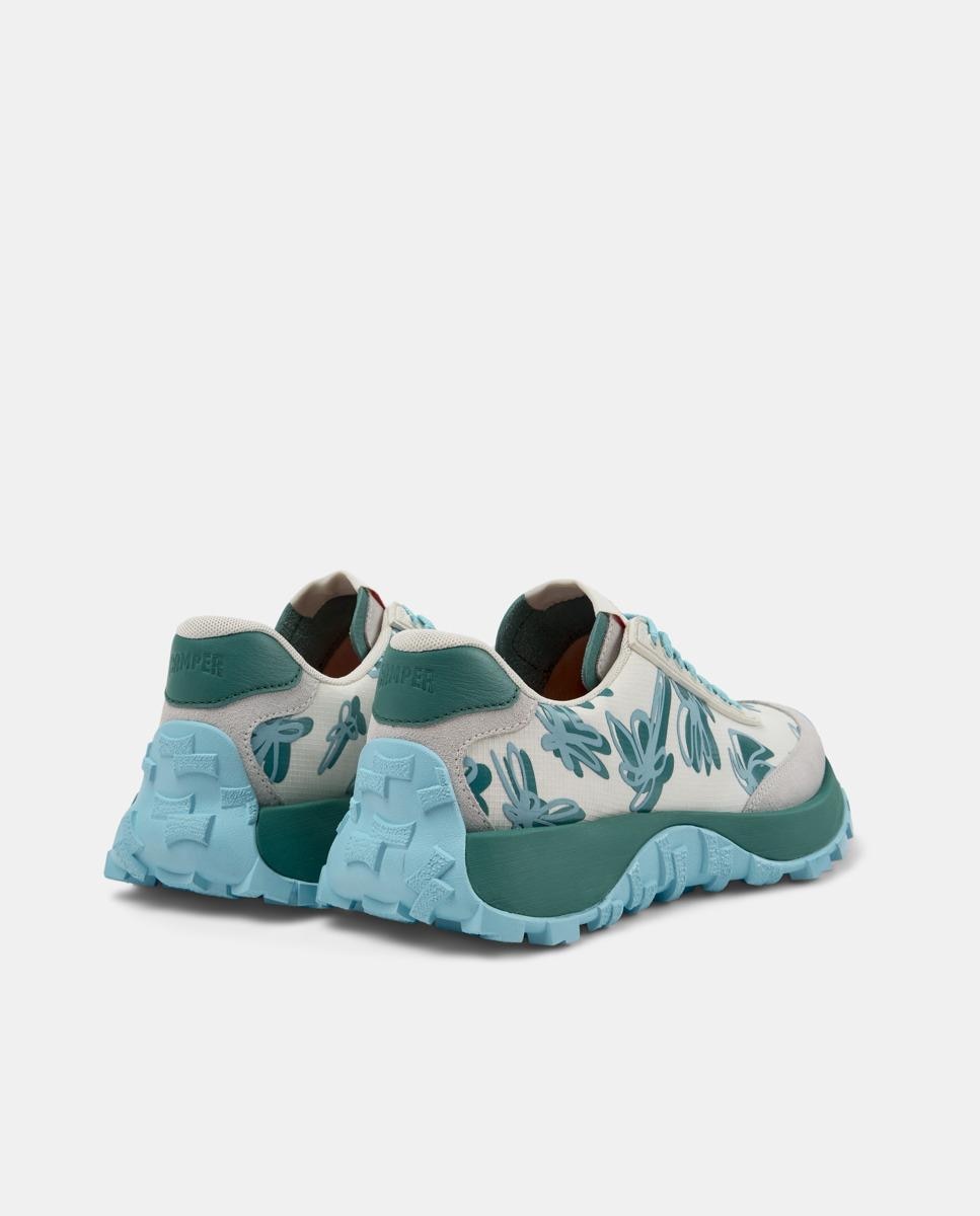 Sapatilhas Desportivas Drift Trail com Atacadores Branco / Turquesa-3