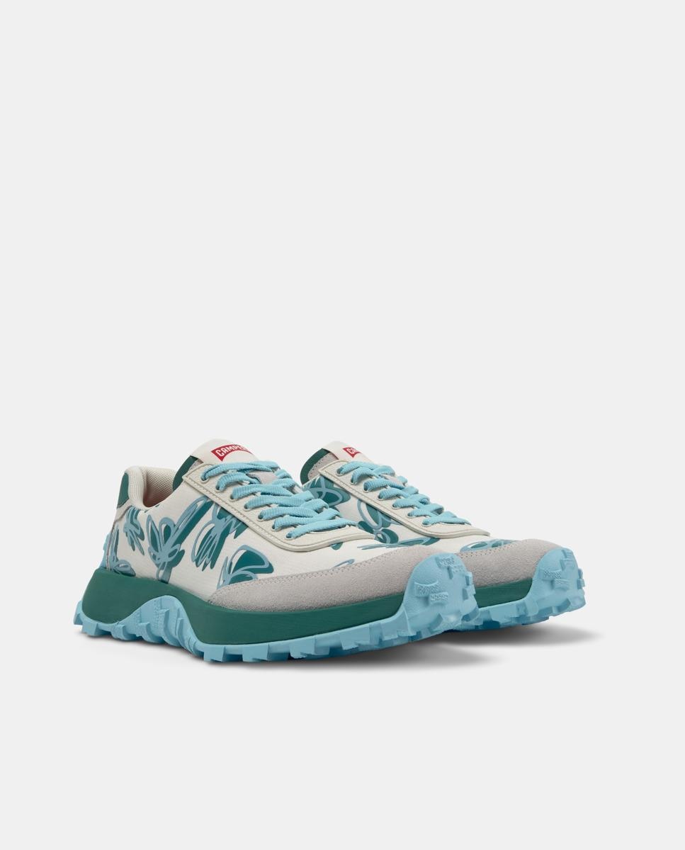 Sapatilhas Desportivas Drift Trail com Atacadores Branco / Turquesa-5