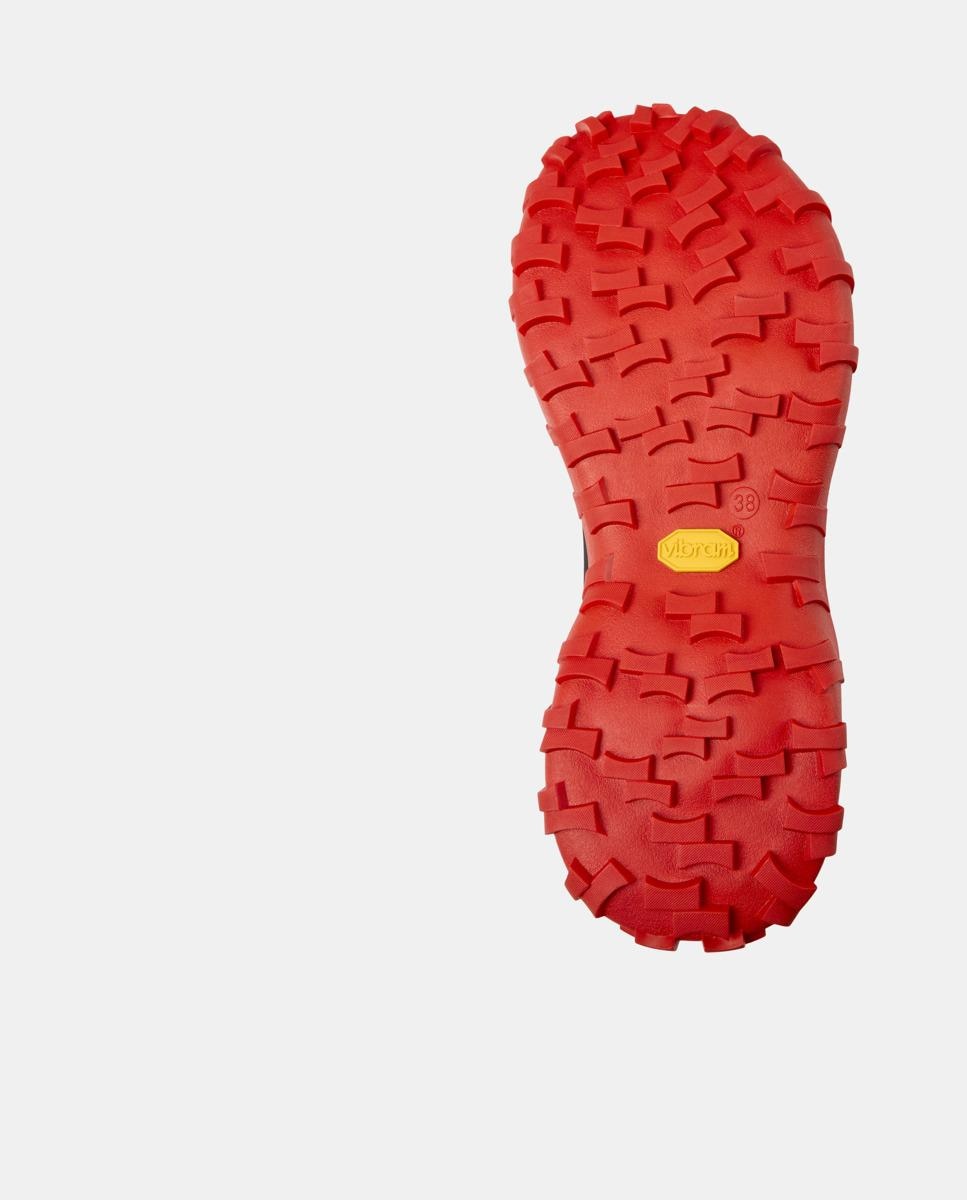 Sandálias Rasas Drift Trail com Velcro Vermelho / Branco-4