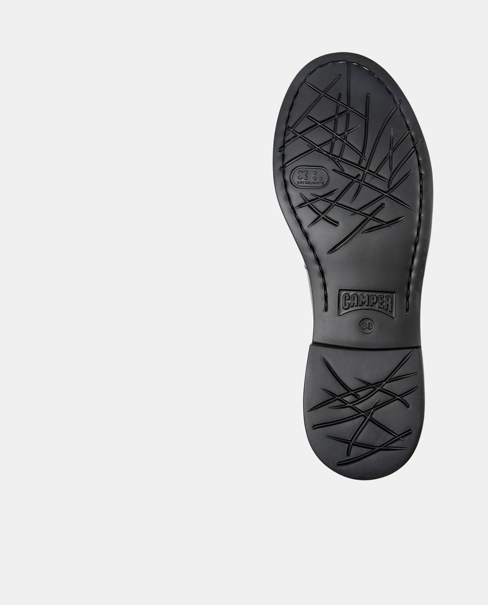 Mocassins Rasos Dean de Pele Preto-4