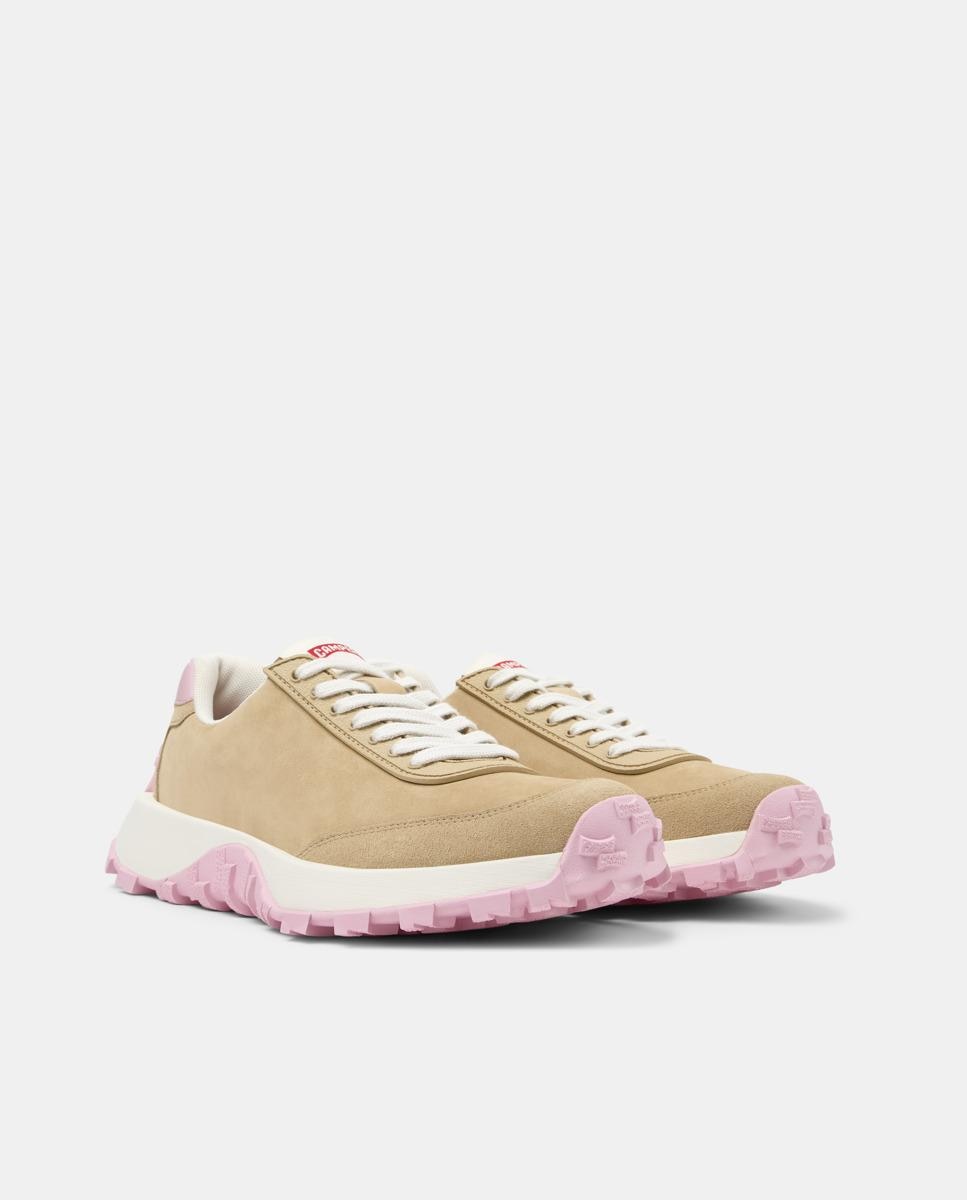 Sapatilhas Desportivas Drift Trail com Atacadores Bege/Rosa-5