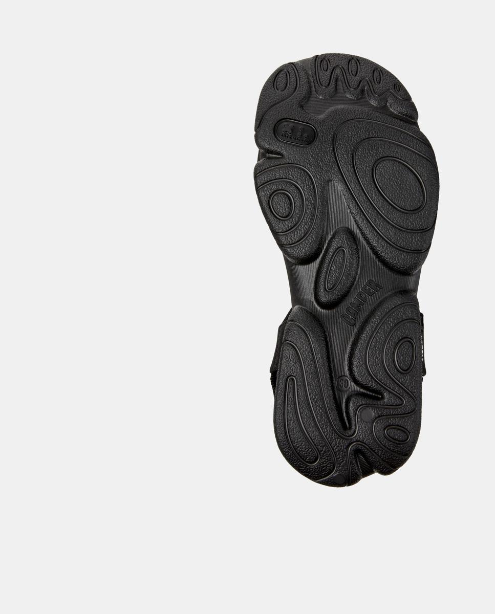Sandálias Rasas Karst Sandal com Velcro Preto-4