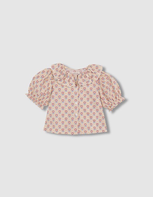 Imagem 0 de Blusa para Bebé Estampada de Gola com Ondas