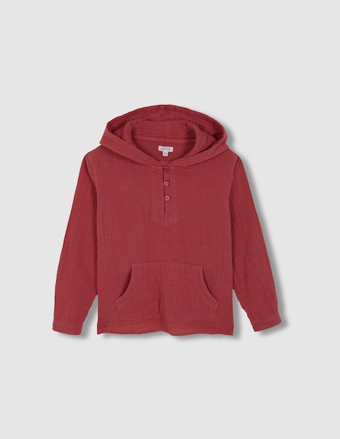 Imagem 0 de Sobrecamisa com Touca e Bolso Canguru