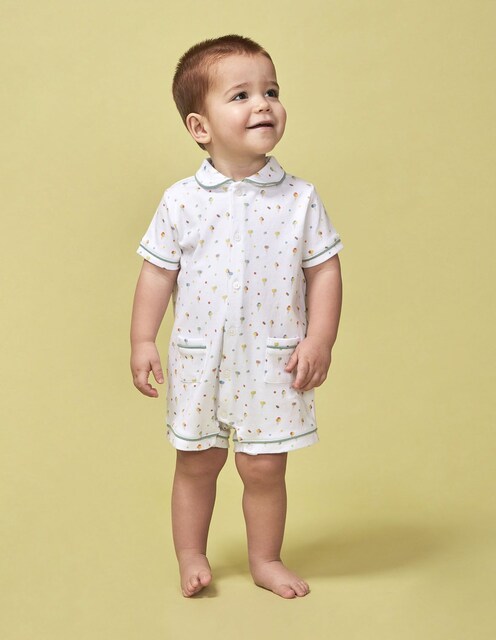 Imagem 0 de Pijama Babygrow de Bebé Estampado com Bolsos