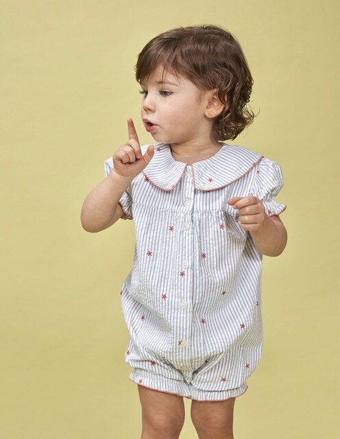 Imagem 0 de Pijama em tecido frizado com Estrelinhas