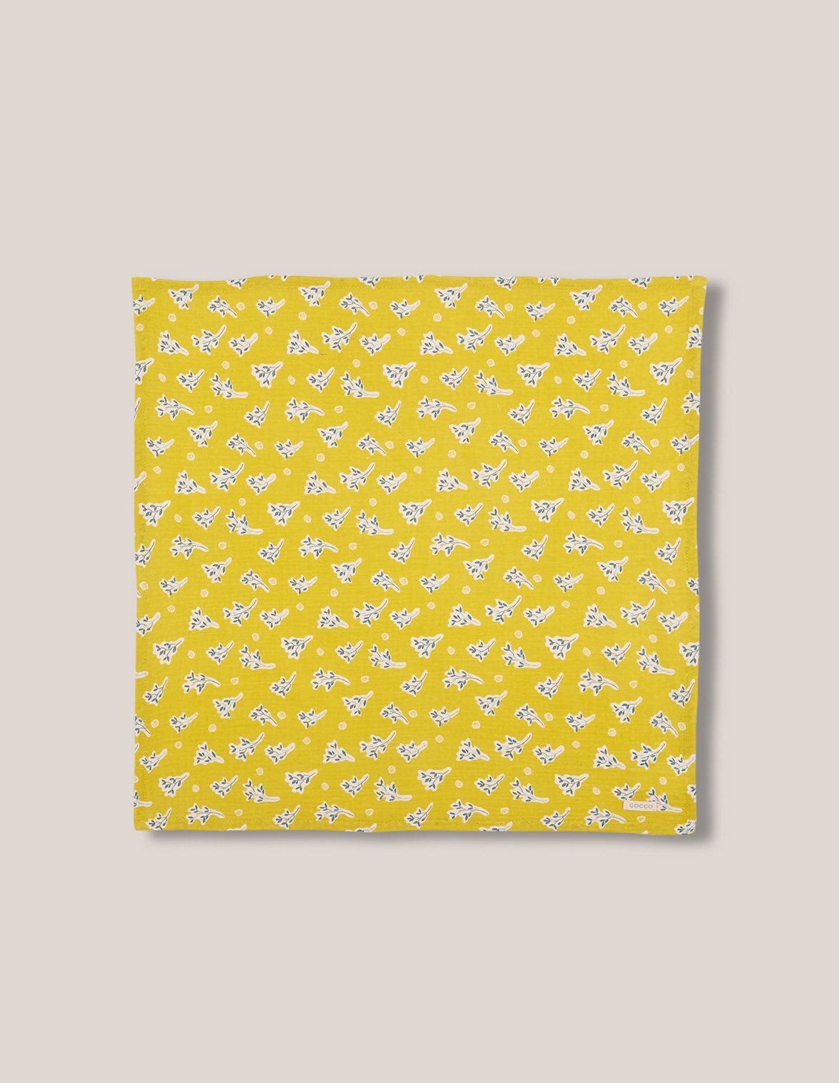 Pack de Muselinas para Bebé Combinadas em Amarelo Gocco Natural-3