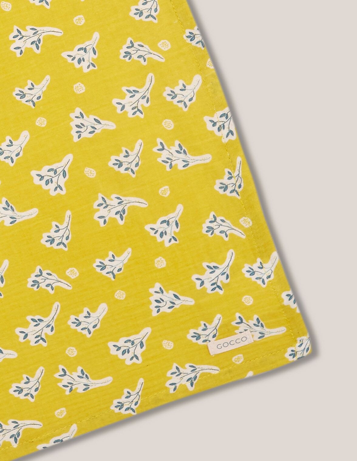 Pack de Muselinas para Bebé Combinadas em Amarelo Gocco Natural-5
