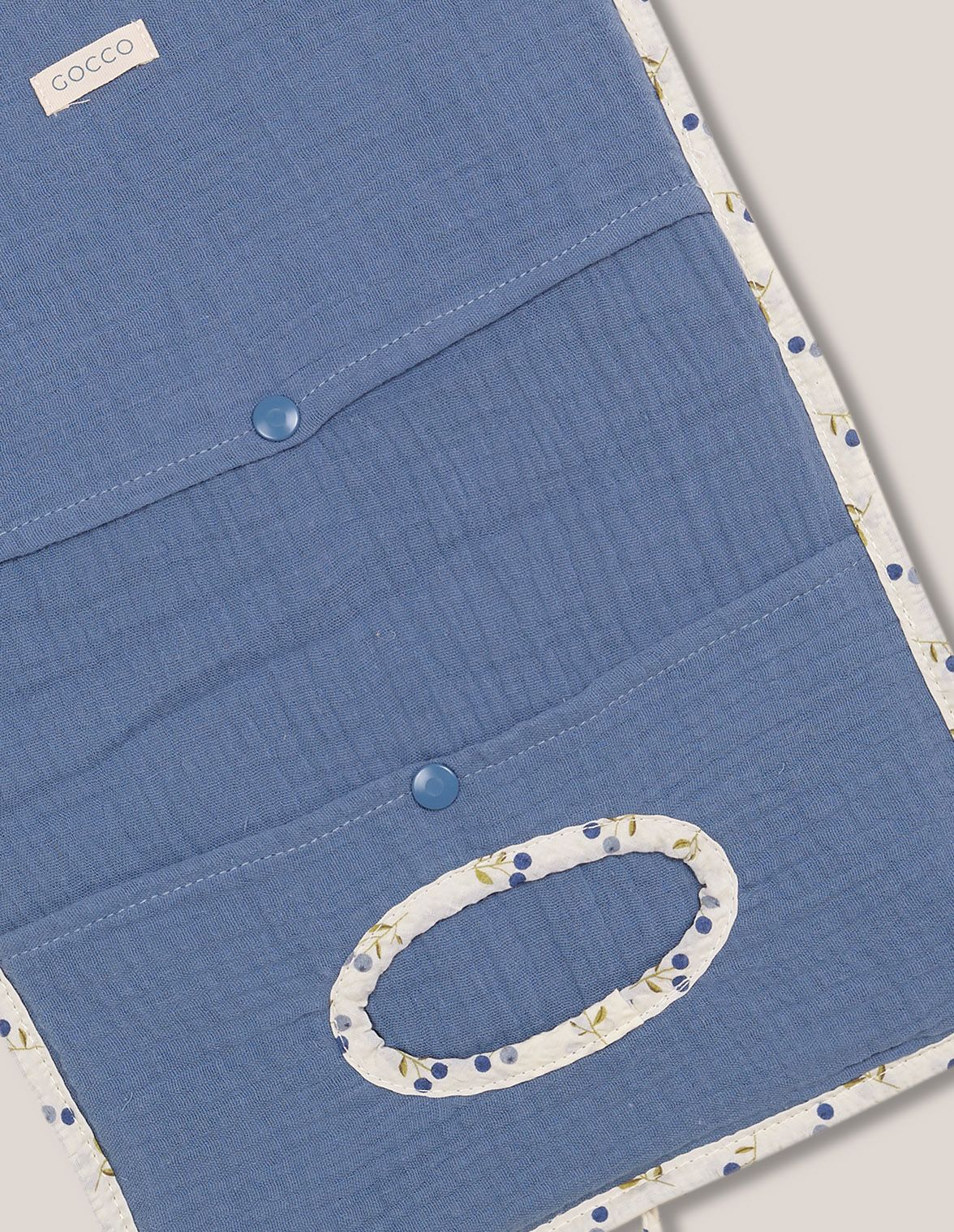 Bolsa de Bebé Porta Toalhitas Estampada em Cru Gocco Natural-3