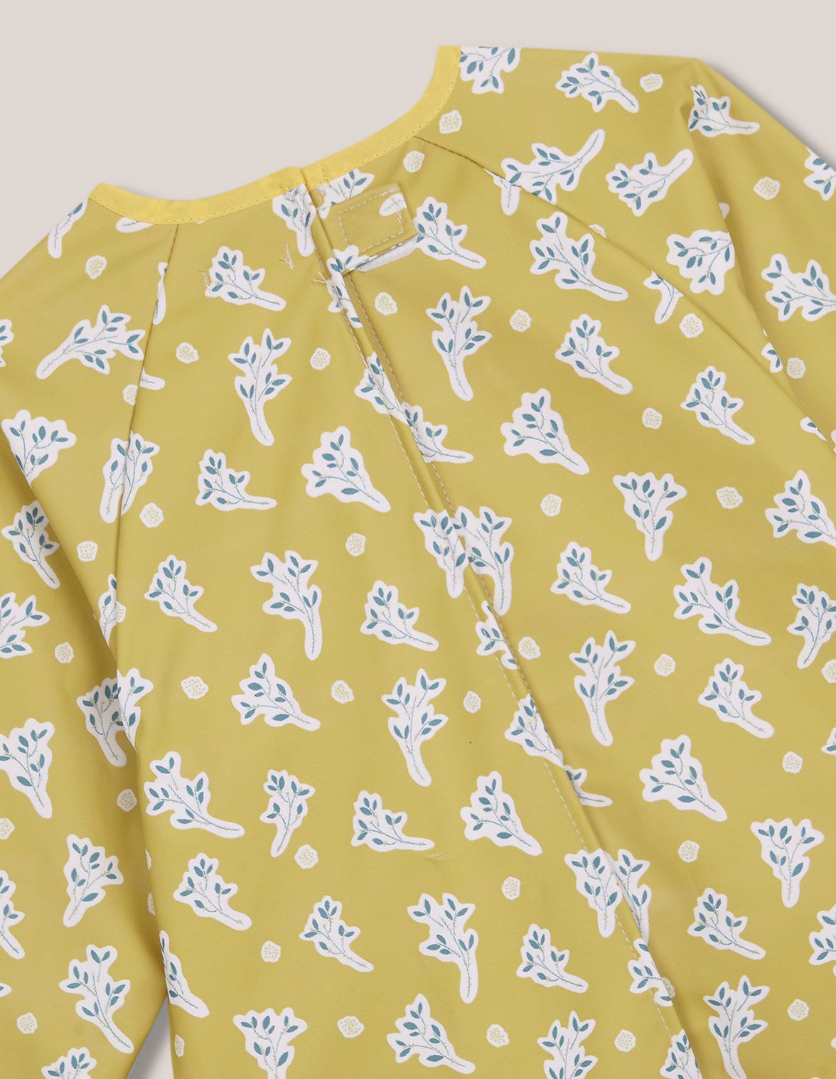 Babete para Bebé com Mangas em Amarelo Gocco Natural-4