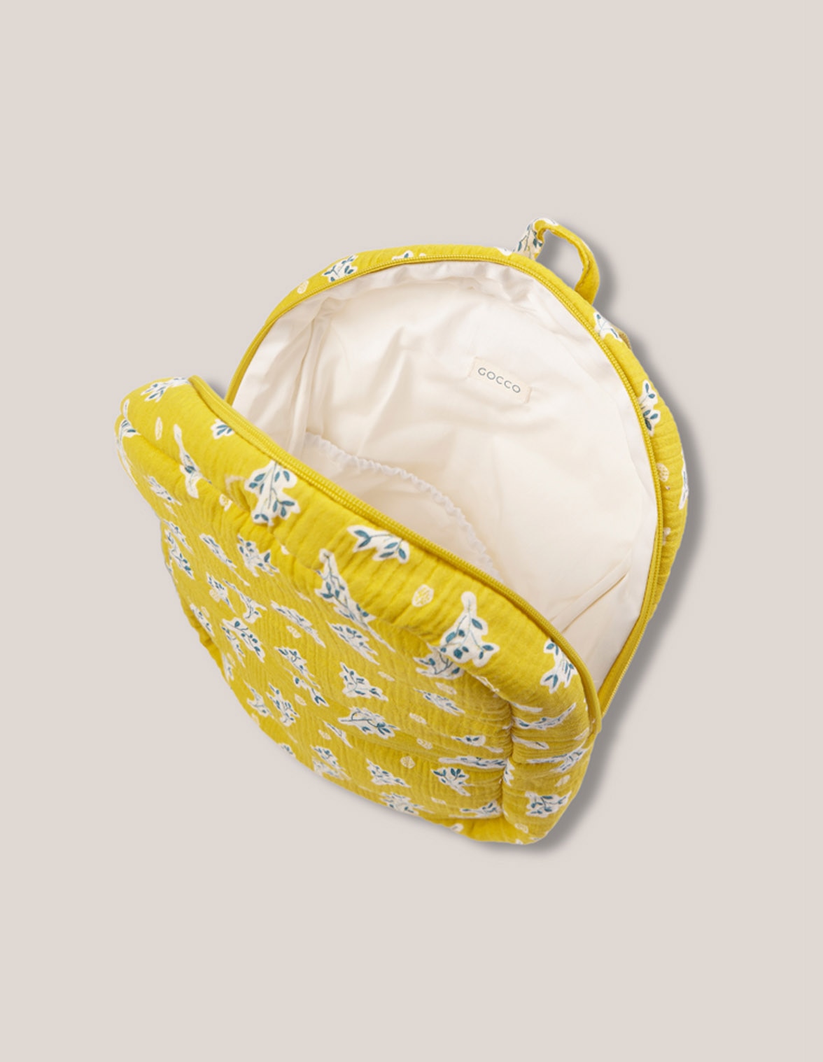 Mochila de Bebé Estampada em Amarelo Gocco Amarelo-3
