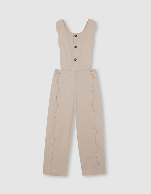 Imagem 0 de Macacão com Costuras Onduladas