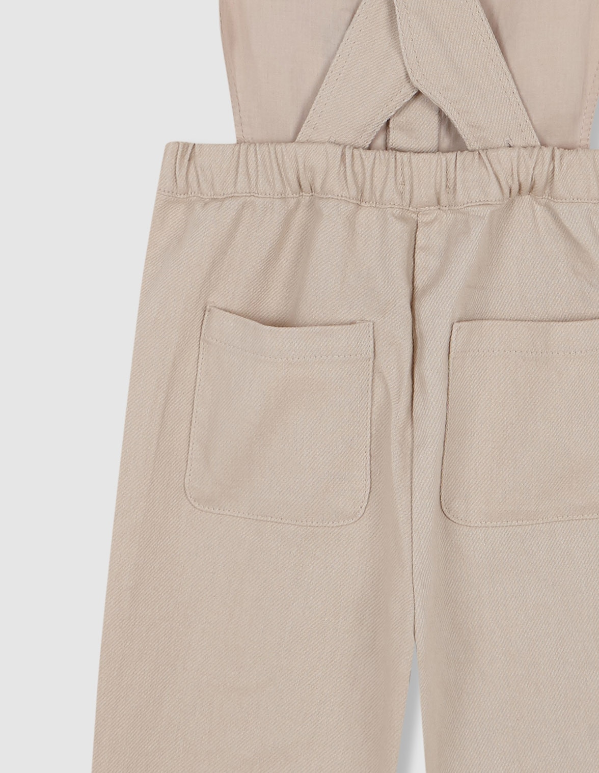 Macacão com Costuras Onduladas Pedra-4