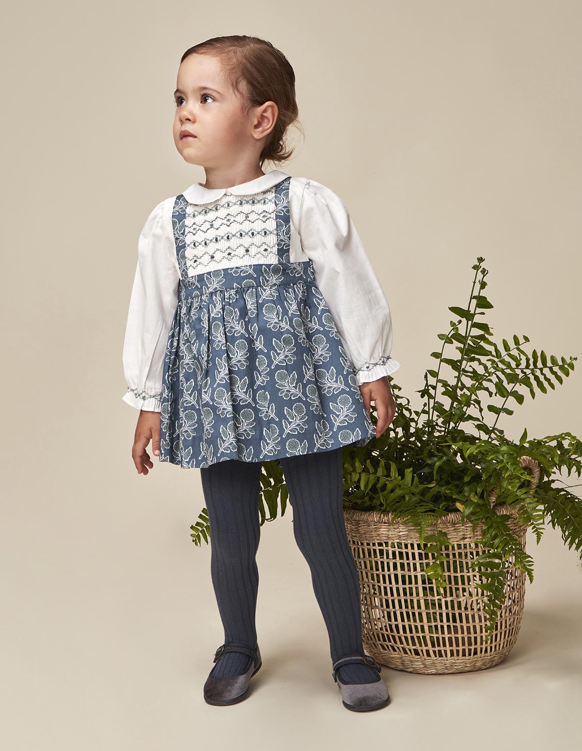 Imagem 0 de Vestido para Bebé Efeito Pichi com Estampado