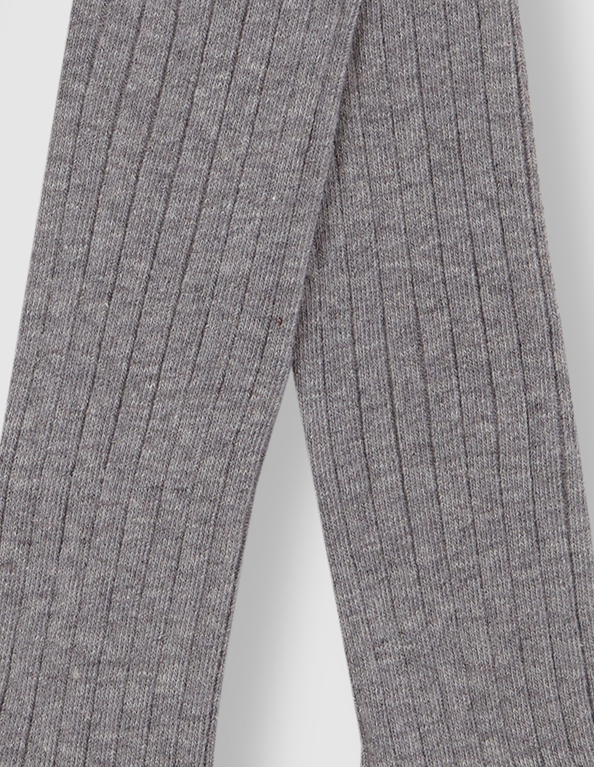 Collants Básicos de Canelado Cinzento-claro-2