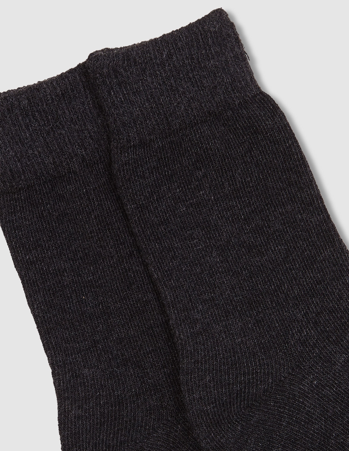 Meias para Bebé Compridas Básicas Cinzento-escuro-2