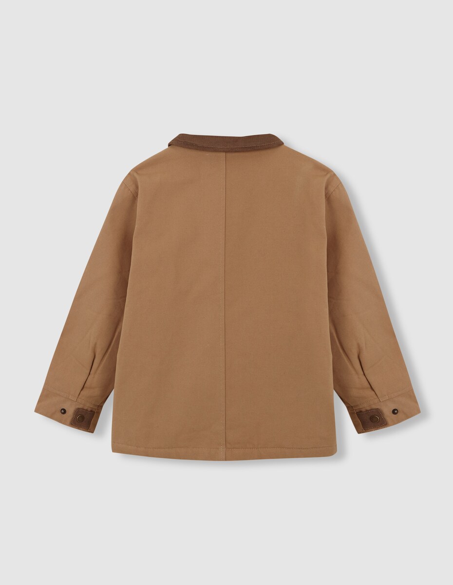 Sobretudo Infantil Encerado Camel-3