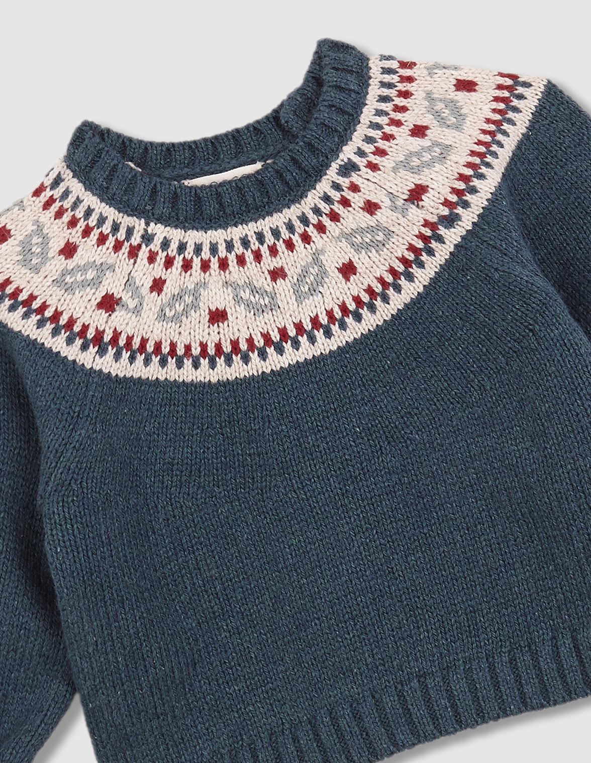 Camisola para Bebé com Greca Azul-3