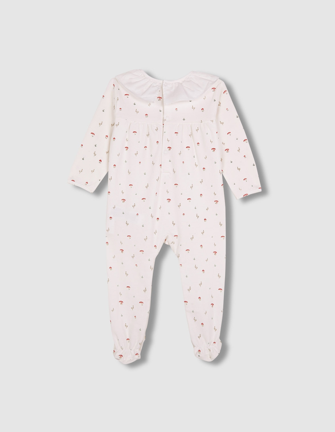 Pijama para Bebé de Setas Branco-2