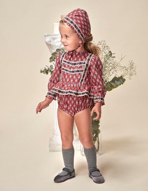 Imagem 0 de Conjunto para Bebé com Estampado e Folho na Cintura