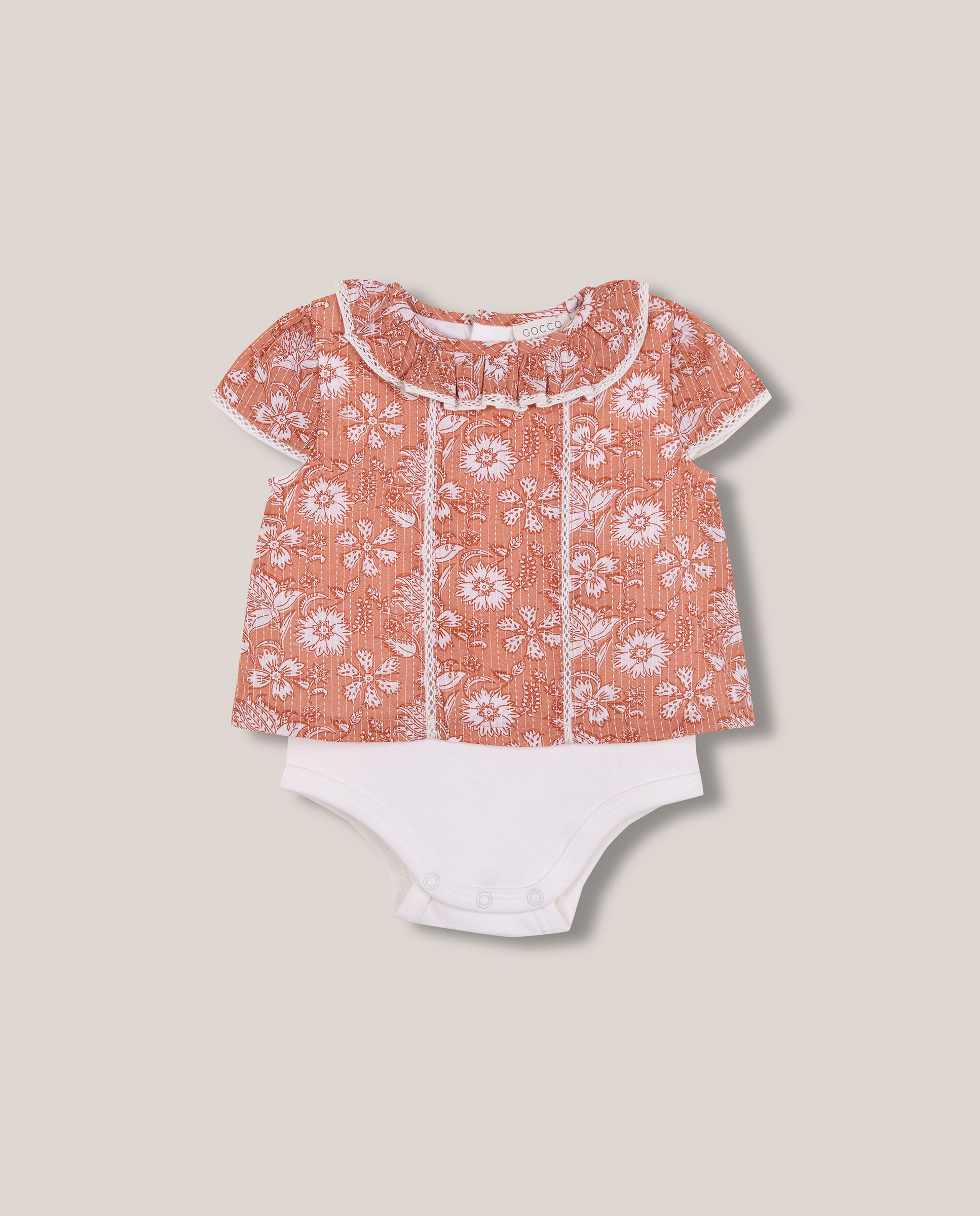 Imagem 0 de Blusa para Bebé com Flor Índia