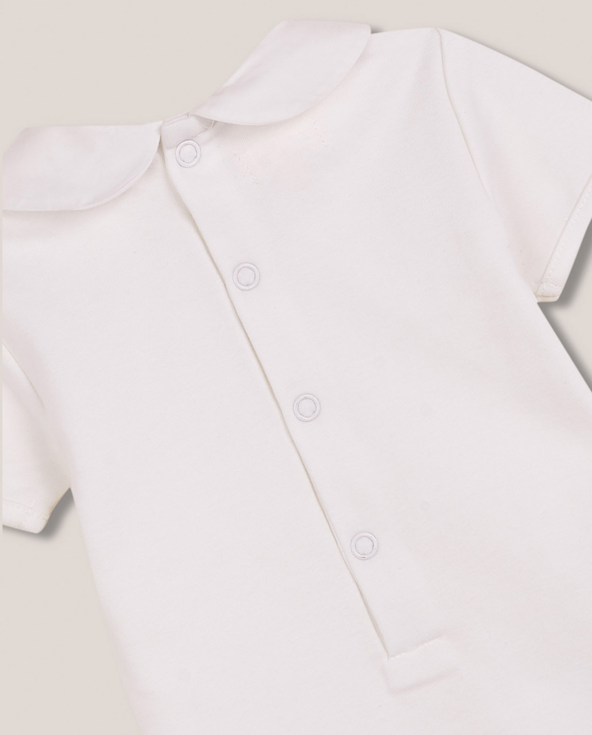 Body Formal para Bebé com Gola Bebé Gocco Branco-marfim-4