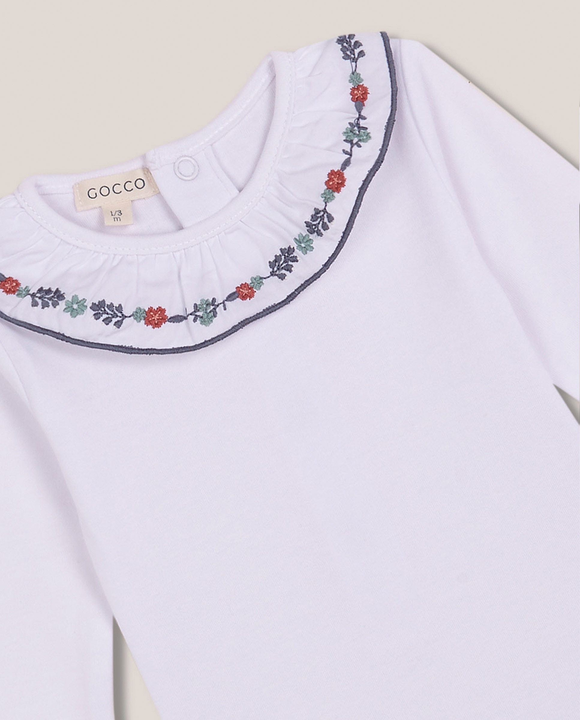 Body Formal com Gola Bordada Branco-3