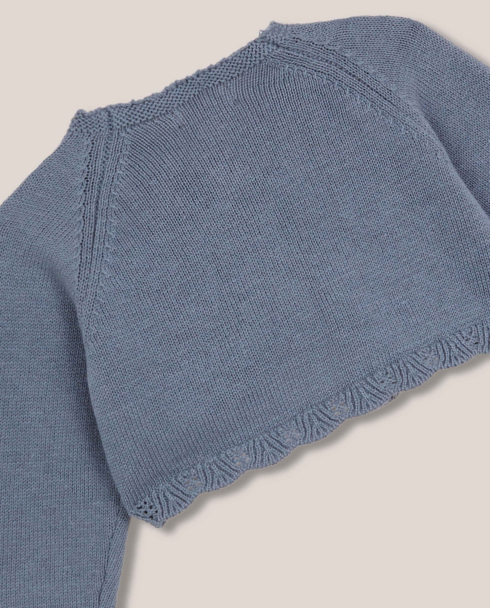 Casaco para Bebé com Ondas Cinzento-4