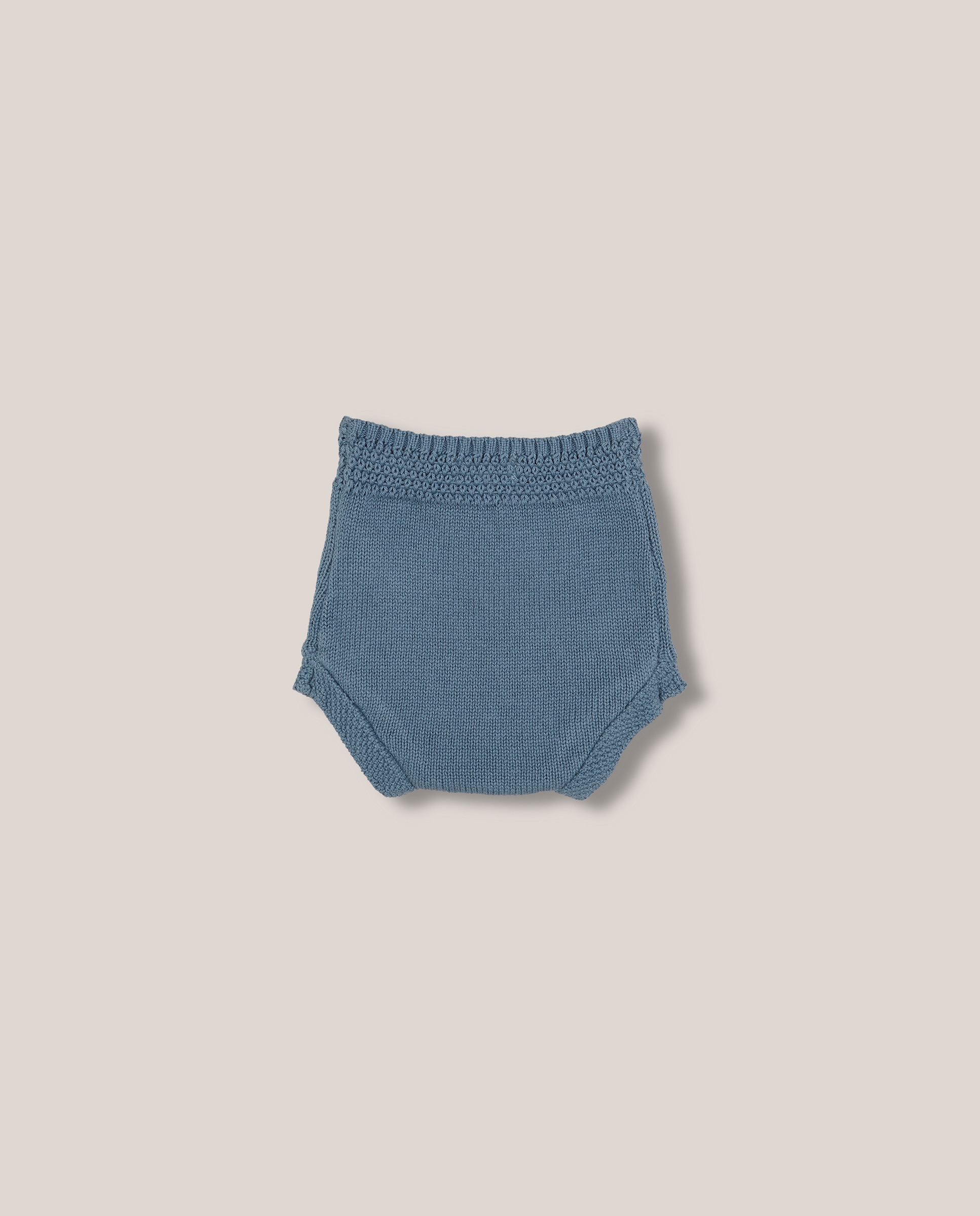 Calções para Bebé de Malha Gocco Azul-2