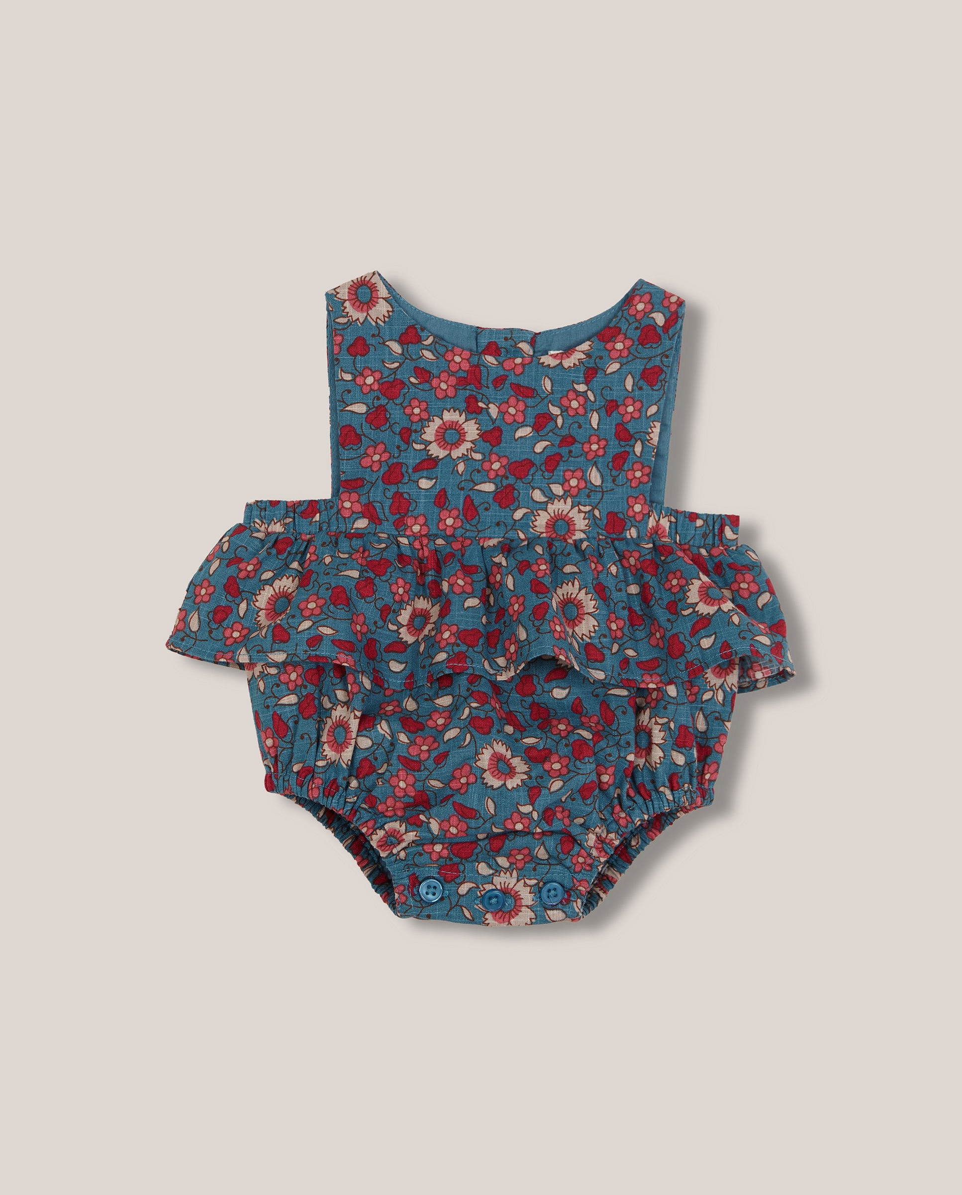 Imagem 0 de Macacão Curto para Bebé de Flores