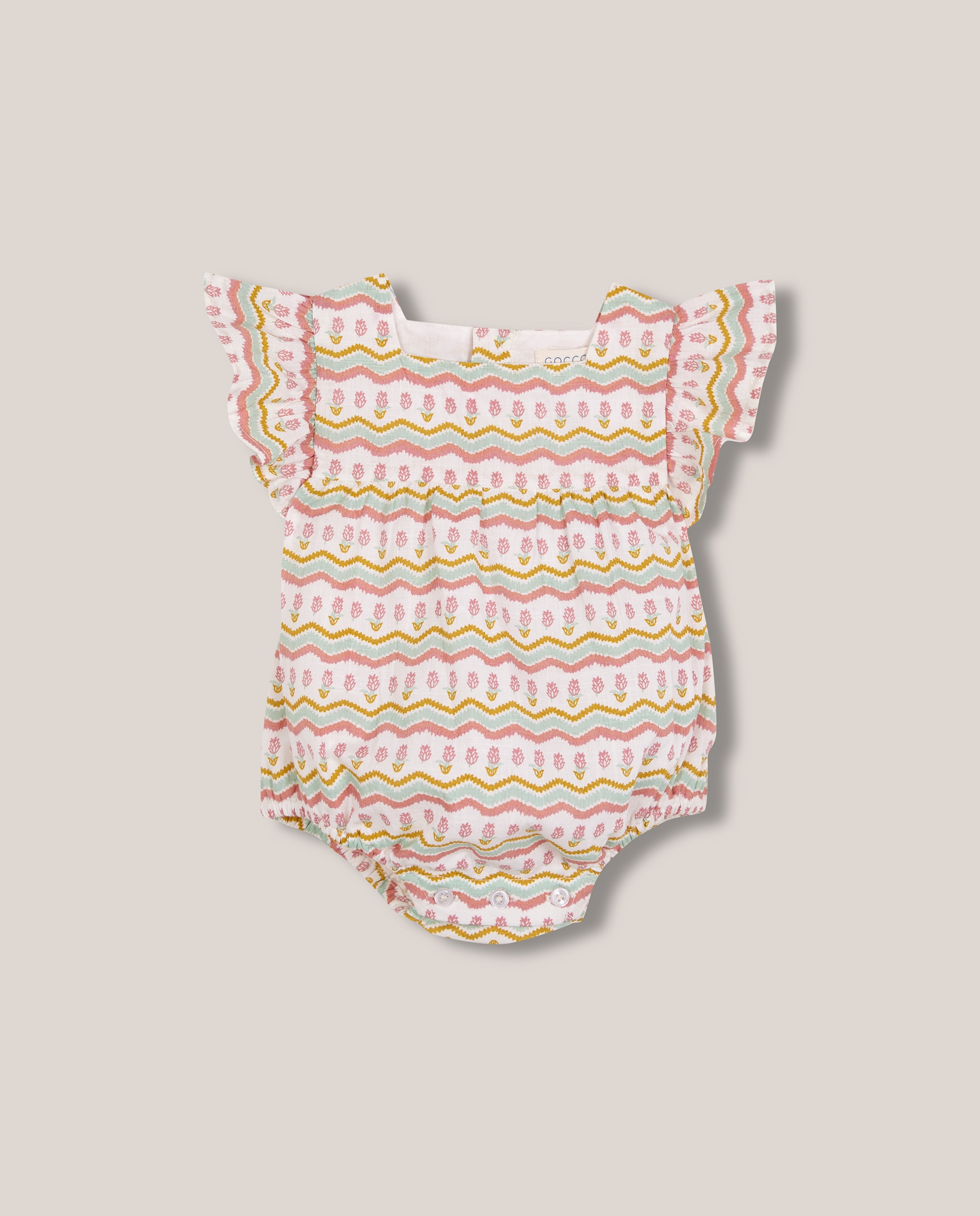 Imagem 0 de Macacão Curto para Bebé Estampado